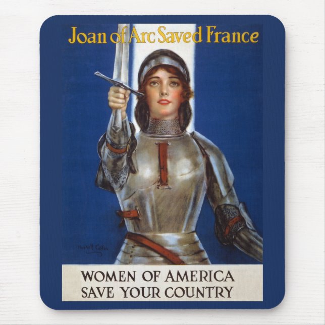 Joan of Arc: The Maid of Orleans, Knight Heroine Mouse Mat (Front)