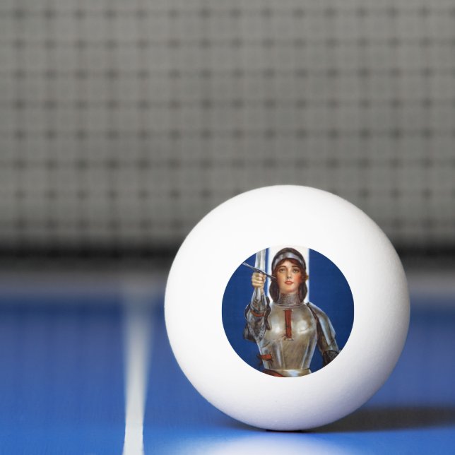 Joan of Arc: The Maid of Orleans, Knight Heroine Ping Pong Ball (Net)