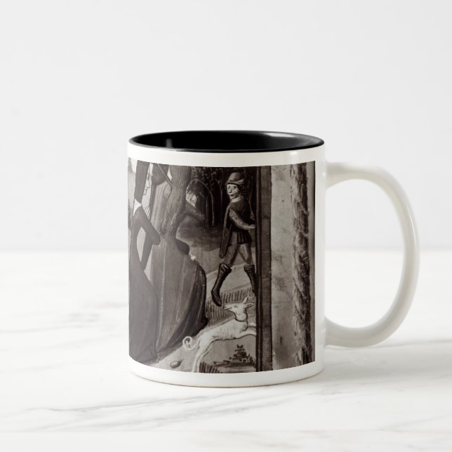 Joan of Arc Two-Tone Coffee Mug (Right)