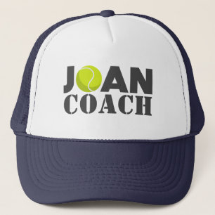 Joan Tennis Coach Trucker Hat