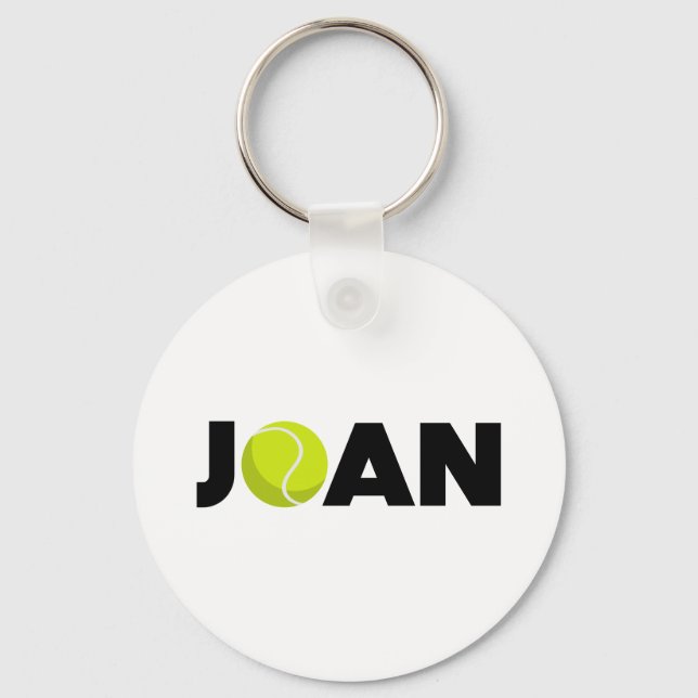 Joan Tennis Key Ring (Front)