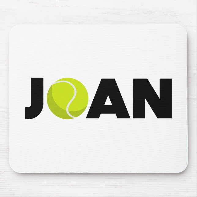 Joan Tennis Mouse Mat (Front)