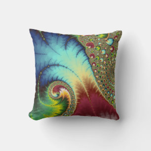 Joanie 50 Fractal Art Cushion