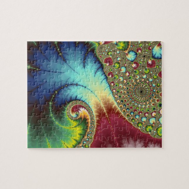 Joanie 50 Fractal Art Jigsaw Puzzle (Horizontal)