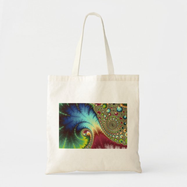 Joanie 50 Fractal Art Tote Bag (Front)
