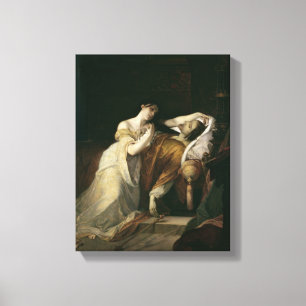 Joanna the Mad  with Philip I the Handsome Canvas Print