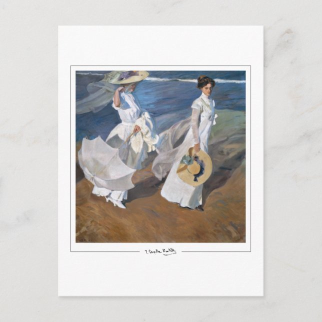 Joaquín Sorolla #19 - Fine Art Postcard (Front)