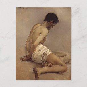 Joaquín Sorolla- Academical painting from nature Postcard