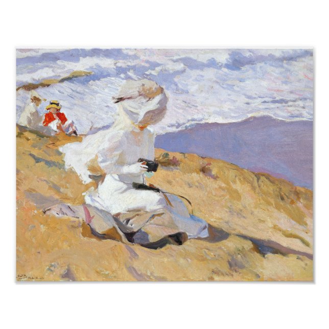 Joaquin Sorolla - Capturing the Moment Photo Print (Front)