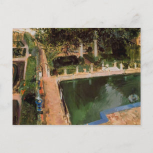 Joaquín Sorolla-Garden of Carlos V in the Alcázar Postcard