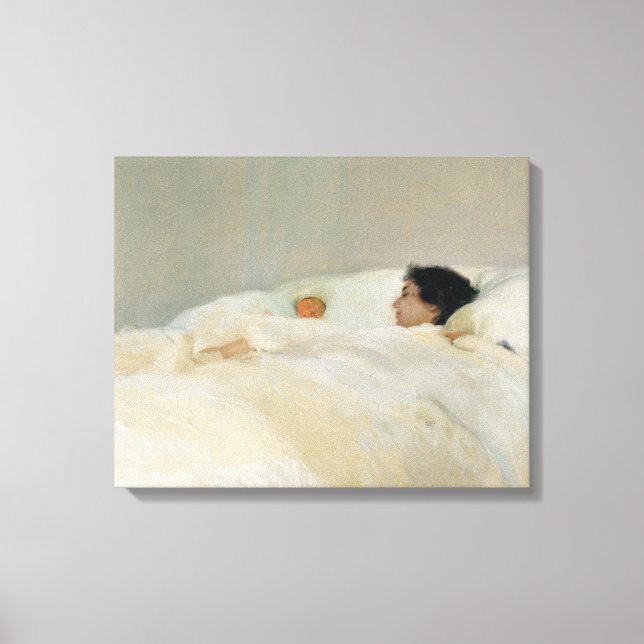 Joaquin Sorolla - Mother Canvas Print (Front)