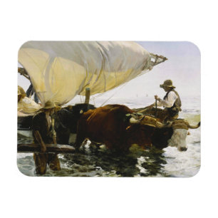 Joaquin Sorolla - The Return from Fishing Magnet