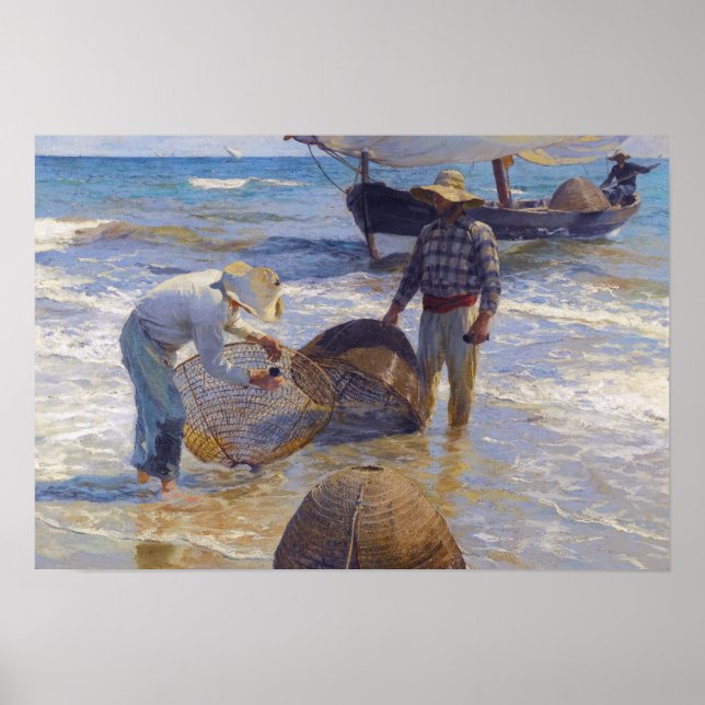 Joaquin Sorolla - Valencian Fisherman Poster (Front)