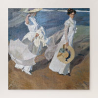 Joaquin Sorolla - Women Walking on the Beach