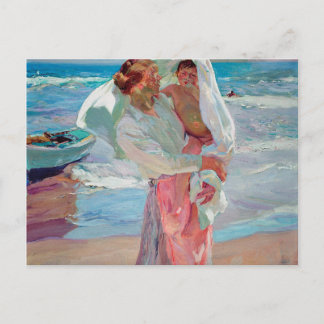 Joaquin Sorolla Y Bastida - After Bathing Holiday Postcard