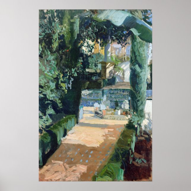 Joaquín Sorolla y Bastida Court of the Dances Poster (Front)