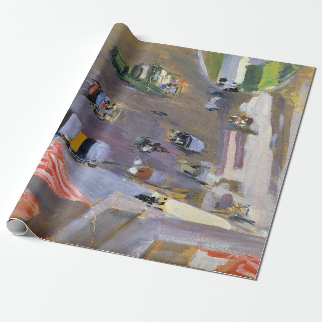 Joaquín Sorolla y Bastida Fifth Avenue, New York Wrapping Paper (Unrolled)