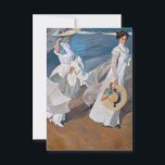 Joaquin Sorolla Y Bastida - Strolling The Sea Card<br><div class="desc">Joaquin Sorolla Y Bastida - Strolling Along The Sea</div>