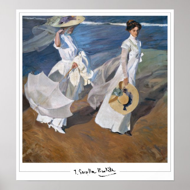 Joaquín Sorolla Zedign Art Poster #19 (Front)