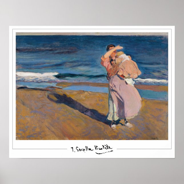 Joaquín Sorolla Zedign Art Poster #8 (Front)