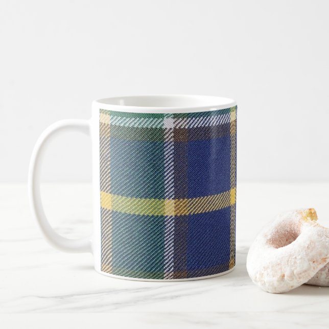 Joass, William (Personal) Tartan Coffee Mug (With Donut)