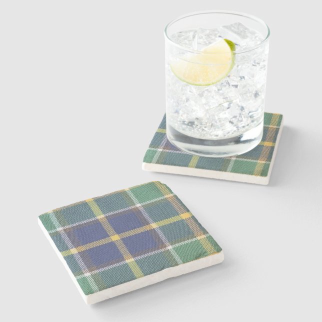 Joass, William (Personal) Tartan Stone Coaster (Side)