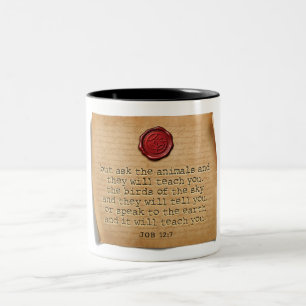 JOB 12:7 - Coffee Mug
