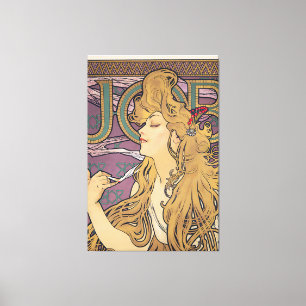 Job (1896) by Alphonse Mucha Canvas Print