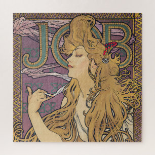 Job (1896) by Alphonse Mucha Jigsaw Puzzle