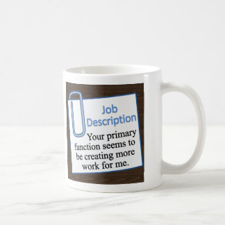 Job Description Coffee Mug
