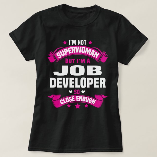 Job Developer T-Shirt (Design Front)