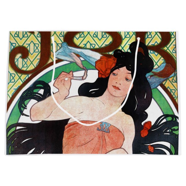 JOB, Mucha Large Gift Bag (Front)