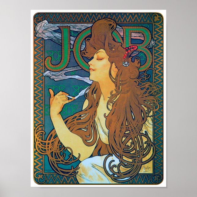 JOB, Mucha Poster (Front)
