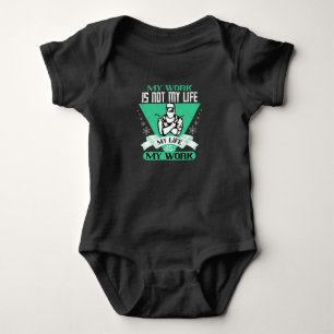 Job - My Work Is Not My Life Baby Bodysuit