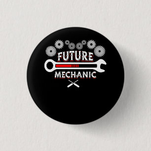 Job Title Future Mechanic Car Auto Mechanic Garage 3 Cm Round Badge