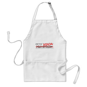 Job Title Ninja - Hairdresser Standard Apron