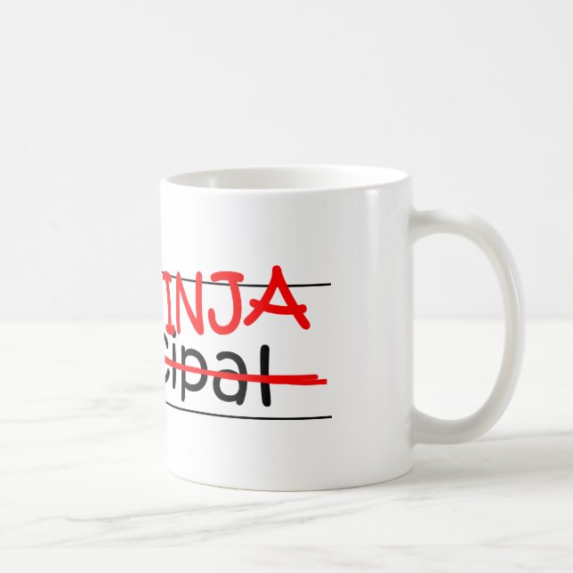 Job Title Ninja - Principal Coffee Mug (Right)