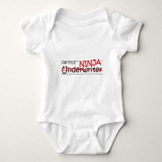 Job Title Ninja - Underwriter Baby Bodysuit
