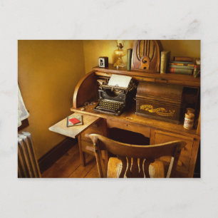 Job - Typist - A person with many interests Postcard