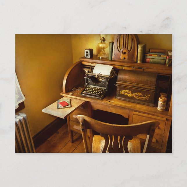 Job - Typist - A person with many interests Postcard (Front)