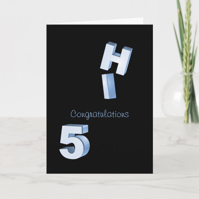 Job Well Done Card (Front)