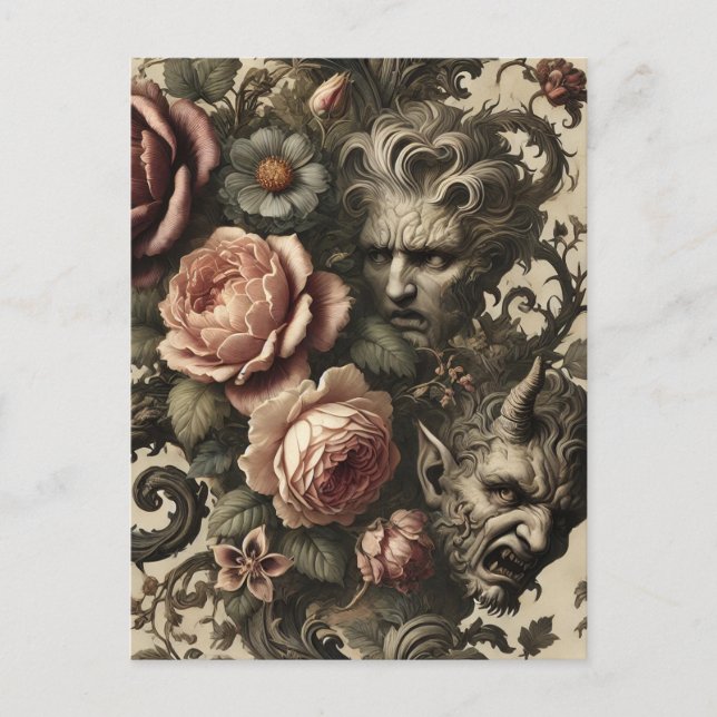 🩸 Jobs for Boys – Gothic Victorian Holiday Postcard (Front)