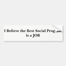 Jobs - The Best Social Program