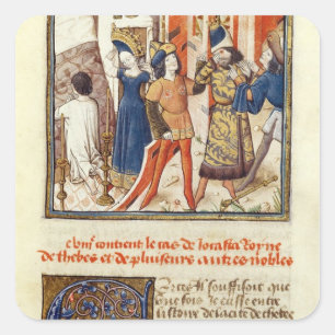 Jocasta, Queen of Thebes Square Sticker