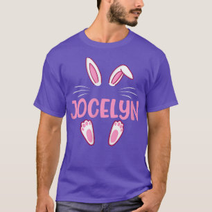JOCELYN Easter Bunny Funny Novelty Womens Custom N T-Shirt