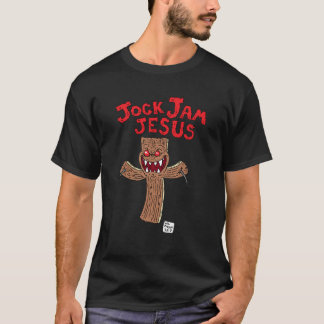 Jock Jam Jesus Crucifixion men's black T T-Shirt