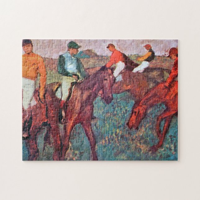 Jockey and Horse, Edgar Degas Jigsaw Puzzle (Horizontal)
