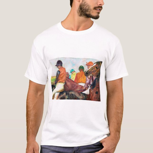 Jockey and Horse, Edgar Degas T-Shirt (Front)