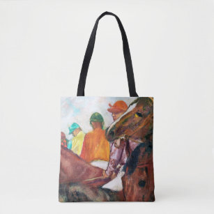 Jockey and Horse, Edgar Degas Tote Bag