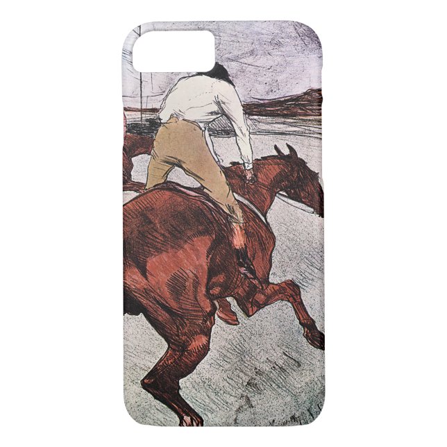 Jockey and Race Horse, Lautrec Case-Mate iPhone Case (Back)